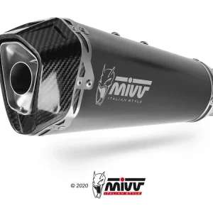 Direkt Vom Hersteller MIVV Delta Race Edelstahl Schwarz passend für Yamaha MT-07