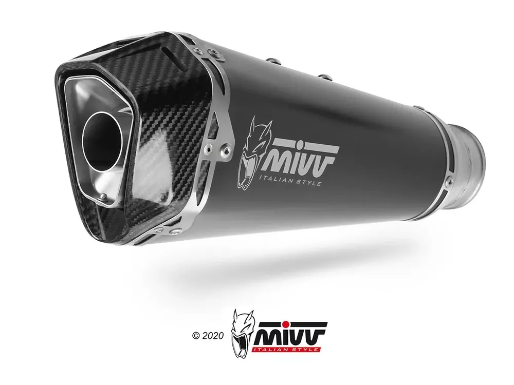 Mega-Angebot MIVV Delta Race Edelstahl Schwarz passend für Aprilia RS 125 25-26