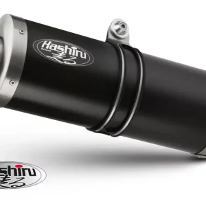 Hashiru Auspuff ST05 oval schwarz passend für Honda CBR 600 RR 03/04 Neue Ware