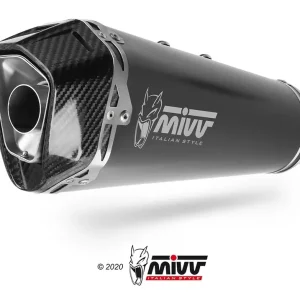 Echt MIVV SPEED EDGE Edelstahl Schwarz passend für YAMAHA TRACER 9 GT