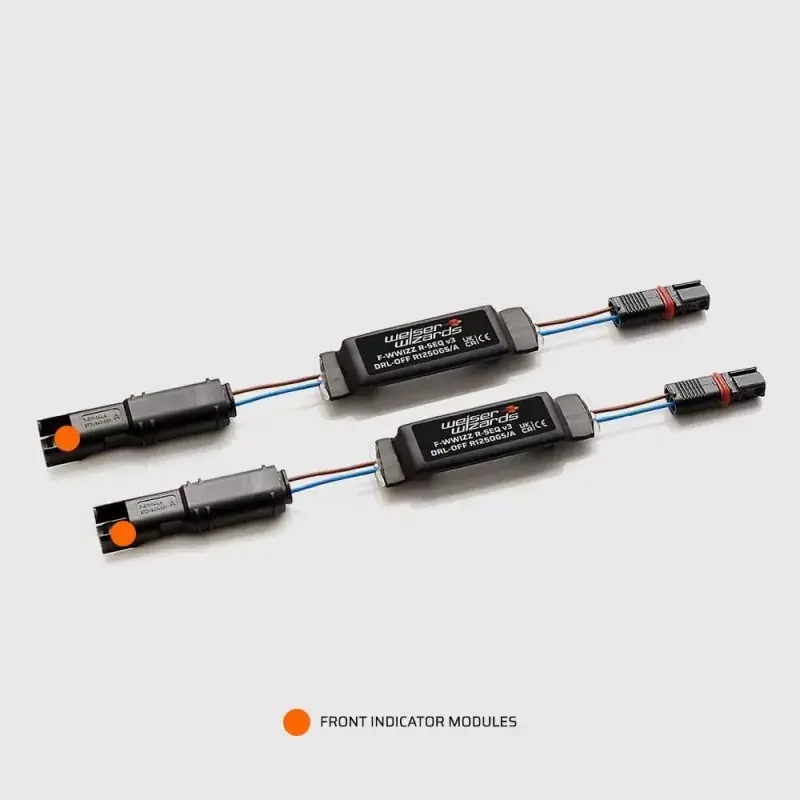 Preisreduziert WEISER WIZARDS Front Multifunktionsblinker Modul passend für BMW R1250 GS/A 2021+