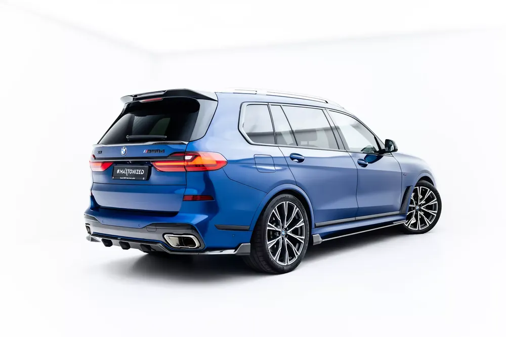 Prepreg Carbon Diffusor passend für BMW X7 M-Paket G07 / G07 Facelift (Version mit Towbar) Knallerangebot