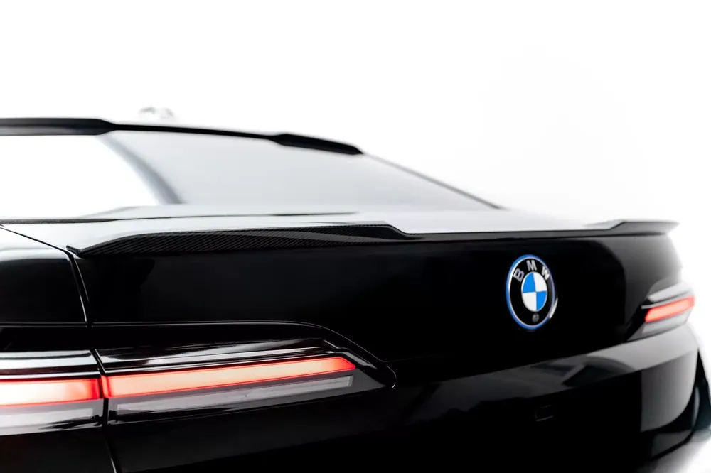 Ausverkauf Prepreg Carbon Heckklappenspoiler passend für BMW 7 G70 (M-Paket / M760e / i7 M-Paket)