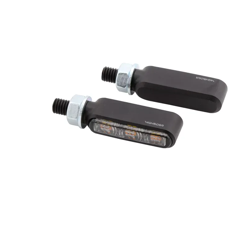 HIGHSIDER pro Bronx LED Blinker Schwarz/Getönt E-geprüft (Paar) Mega-Angebot
