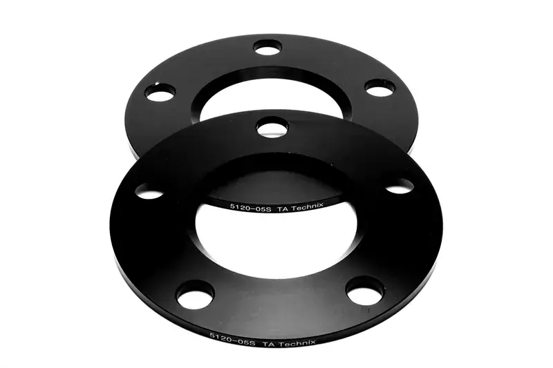 TA Technix Spurverbreiterungsset 5mm pro Seite / 10mm pro Achse 5x120 schwarz passend für BMW Solange Der Vorrat Reicht