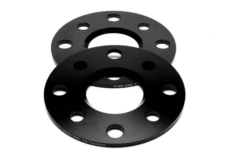 TA Technix Spurverbreiterungsset 5mm pro Seite / 10mm pro Achse schwarz passend für 4x100 / 4x108 Preisknaller