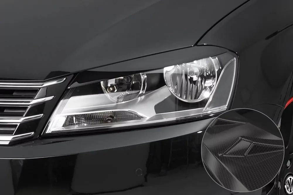 Saisonangebot Scheinwerferblenden Carbon Look passend für VW Passat B7