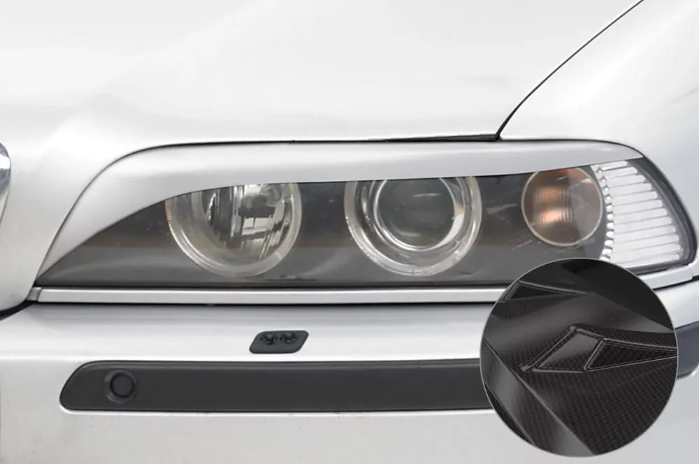 Günstig Scheinwerferblenden Carbon Look passend für BMW 5er E39