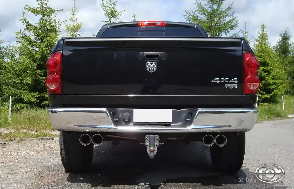 Heißes Angebot FOX Halbanlage ab Kat passend für Dodge RAM 1500 5,7l – 2x100 Typ 25 rechts/links