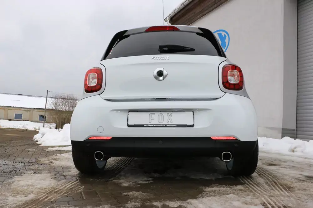 FOX Endschalldämpfer passend für Smart Forfour 453 – 78x75 Typ 70 rechts/links Nur Für Kurze Zeit