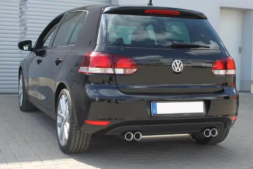 Neue Kollektion FOX Endschalldämpfer passend für VW Golf VI – 2x80 Typ 13 rechts/links