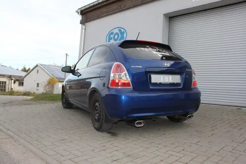 Sofort Bestellen FOX Endschalldämpfer passend für Hyundai Accent MC