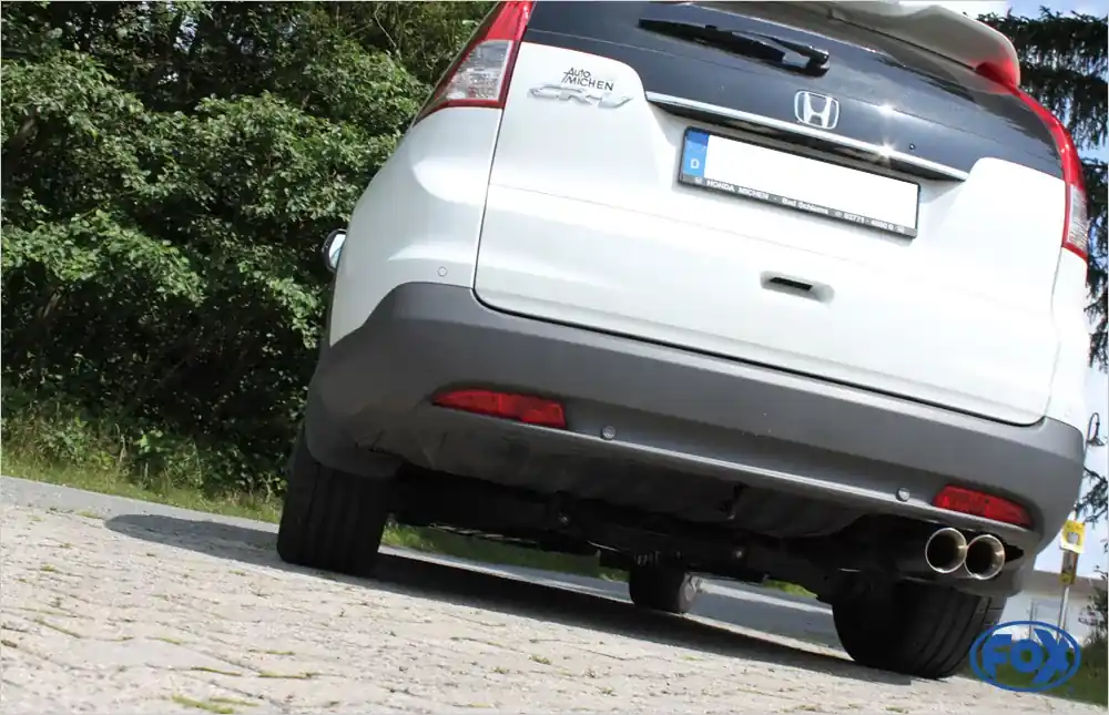 Neue Kollektion FOX Endschalldämpfer 2x90 Typ 25 passend für Honda CR-V IV