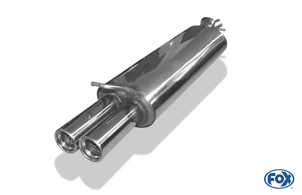 FOX Endschalldämpfer 2x76 Typ 13 passend für Audi A3 8L Abverkauf