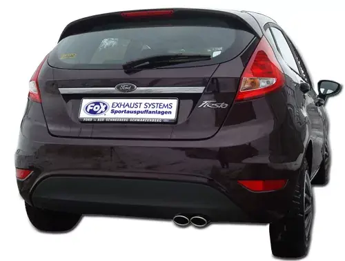 Wochenendangebot FOX Endschalldämpfer passend für Ford Fiesta VII 1.0l / 1.4l
