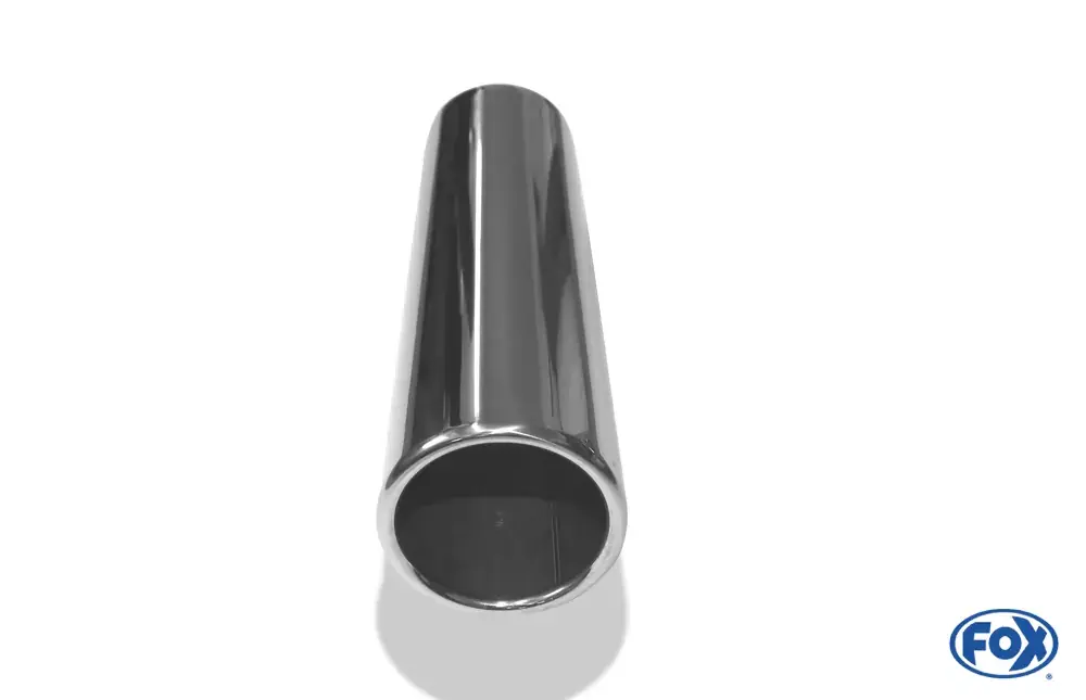 FOX Anschweißendrohr Typ 12 Ø80 mm Edelstahl, 300 mm Länge, ohne Absorber Aktuell