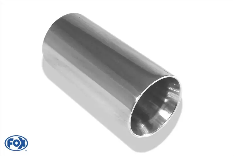 Abverkauf FOX Anschweißendrohr Typ 24 Ø125mm / Länge 300mm - rund / uneingerollt / mit Type-B Einsatz
