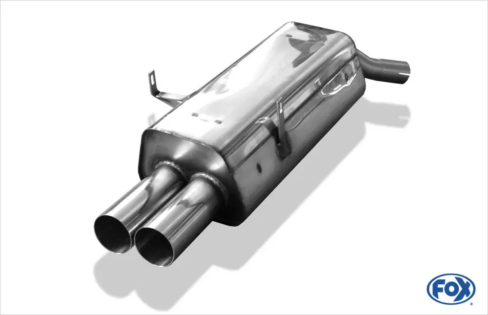 FOX Endschalldämpfer 2x76 Typ 10 passend für BMW E36 Saisonangebot