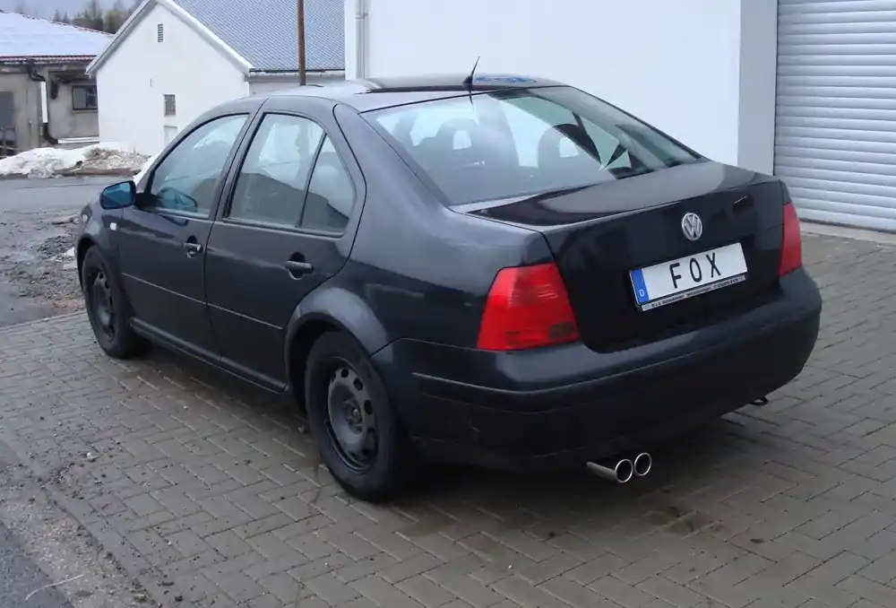 Rabatt FOX Endschalldämpfer 2x76 Typ 12 passend für VW Bora 1J 4-Motion