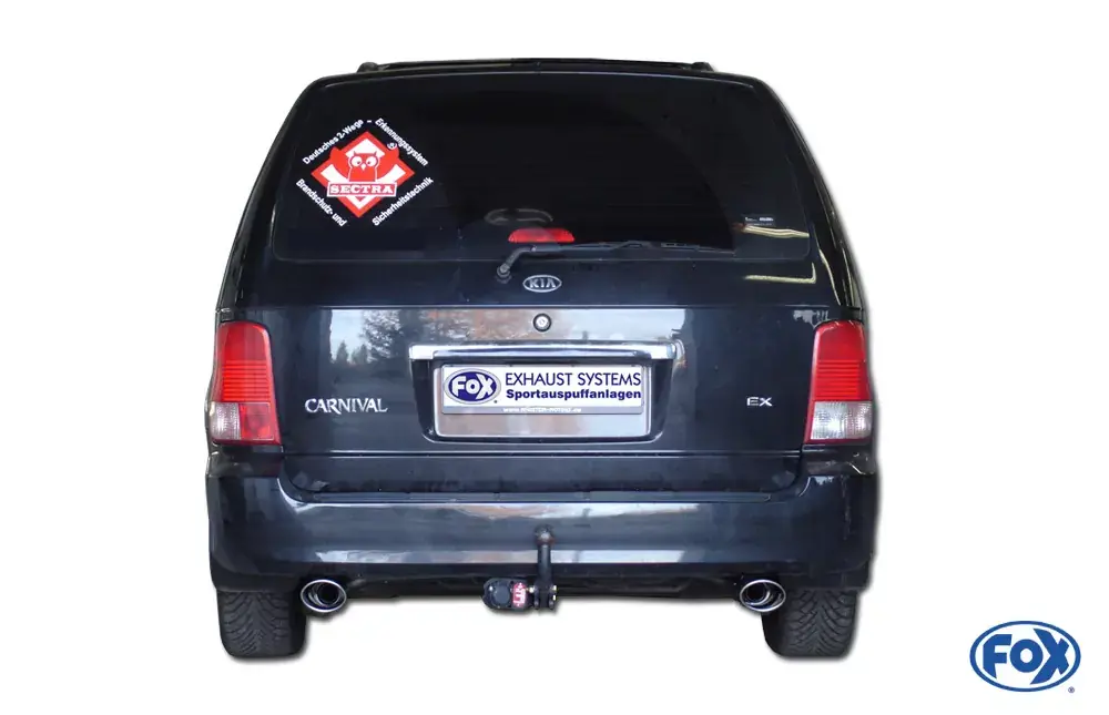 Neue Kollektion FOX Endrohrgeweih passend für Kia Carnival II - 115x85 Typ 33 rechts/links