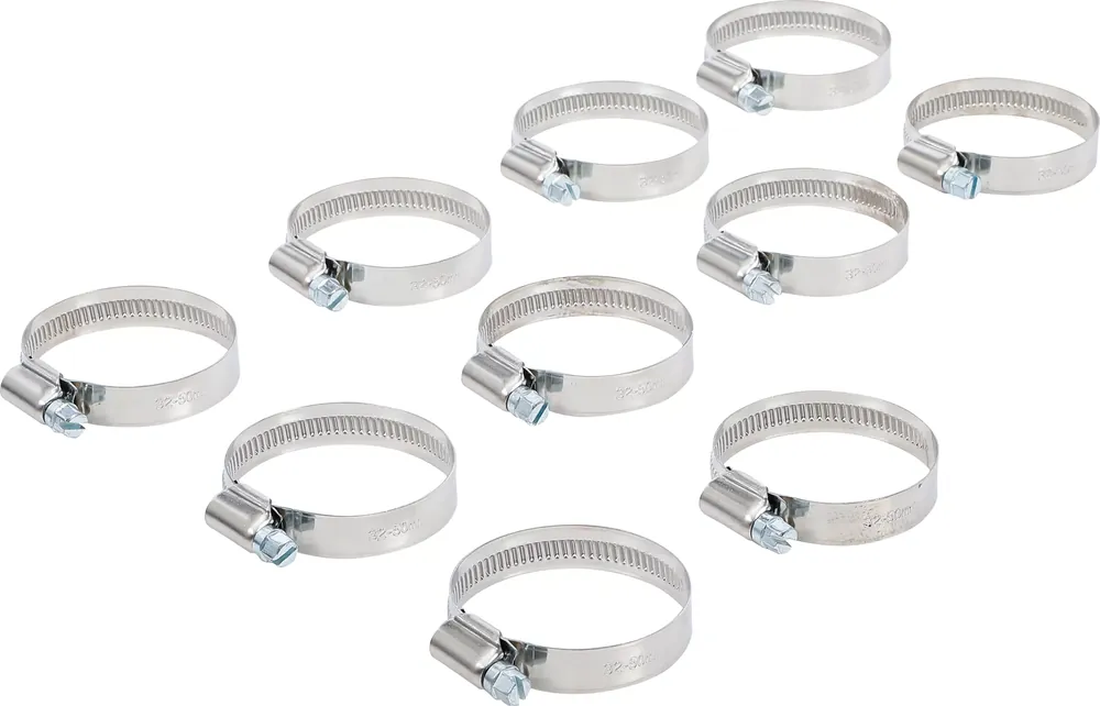 BGS Schlauchklemmen rostfrei 32–50 mm 10-tlg. Günstig