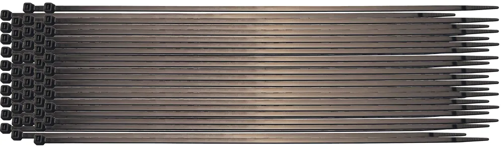 Billig Kabelbinder-Sortiment 4,5 x 350 mm schwarz 50-tlg.