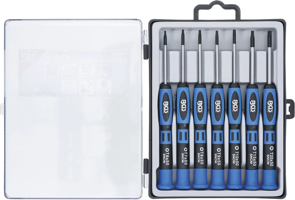Letzte Chance BGS Präzisions-Schraubendreher-Satz T-Profil (für Torx) 7-tlg.