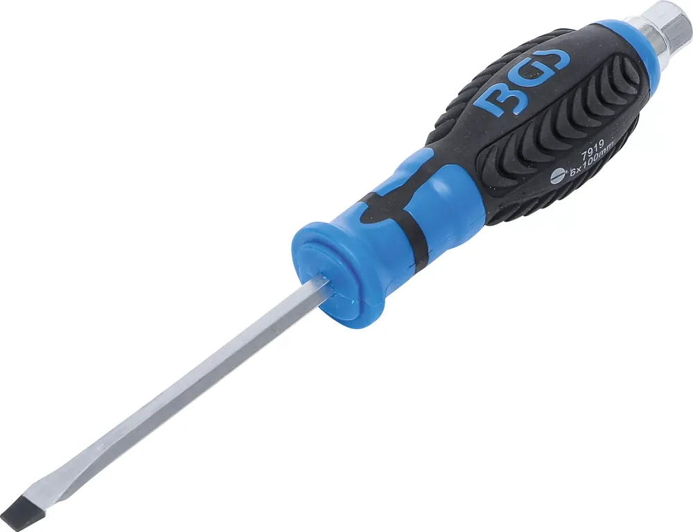 BGS Schraubendreher Schlitz 6 mm mit Außensechskant Sale