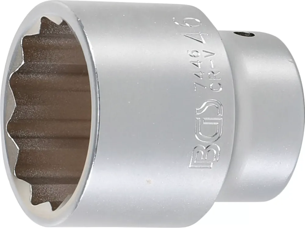 Billig BGS Steckschlüssel-Einsatz Zwölfkant SW 46 mm