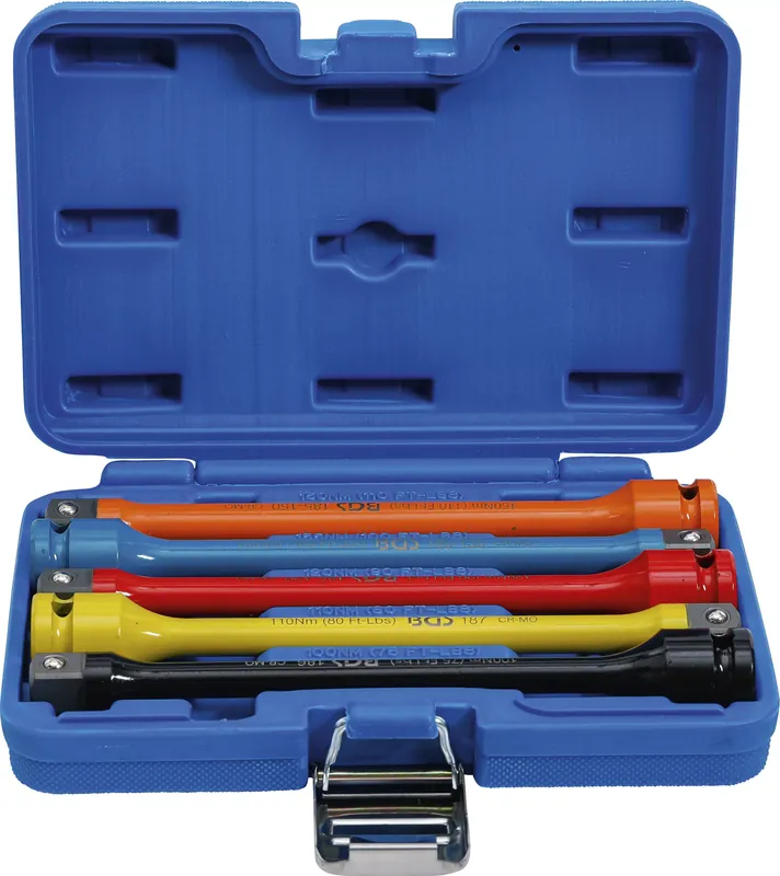 Must-Have BGS Torsionsstab-Satz 12,5 mm (1/2") 100–150 Nm 5-tlg.