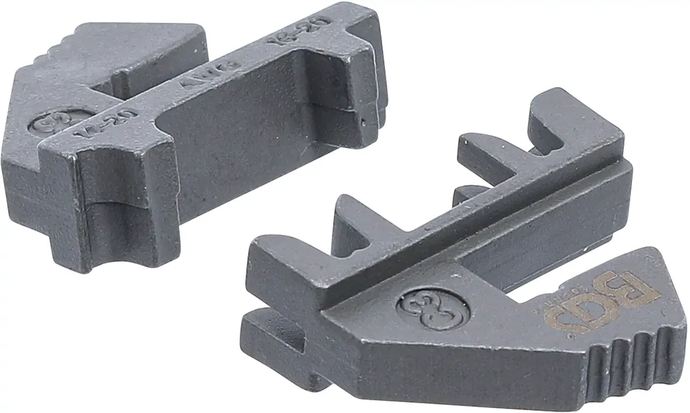 Schneller Versand Crimpbacken für abgewinkelte, nichtisolierte Stecker