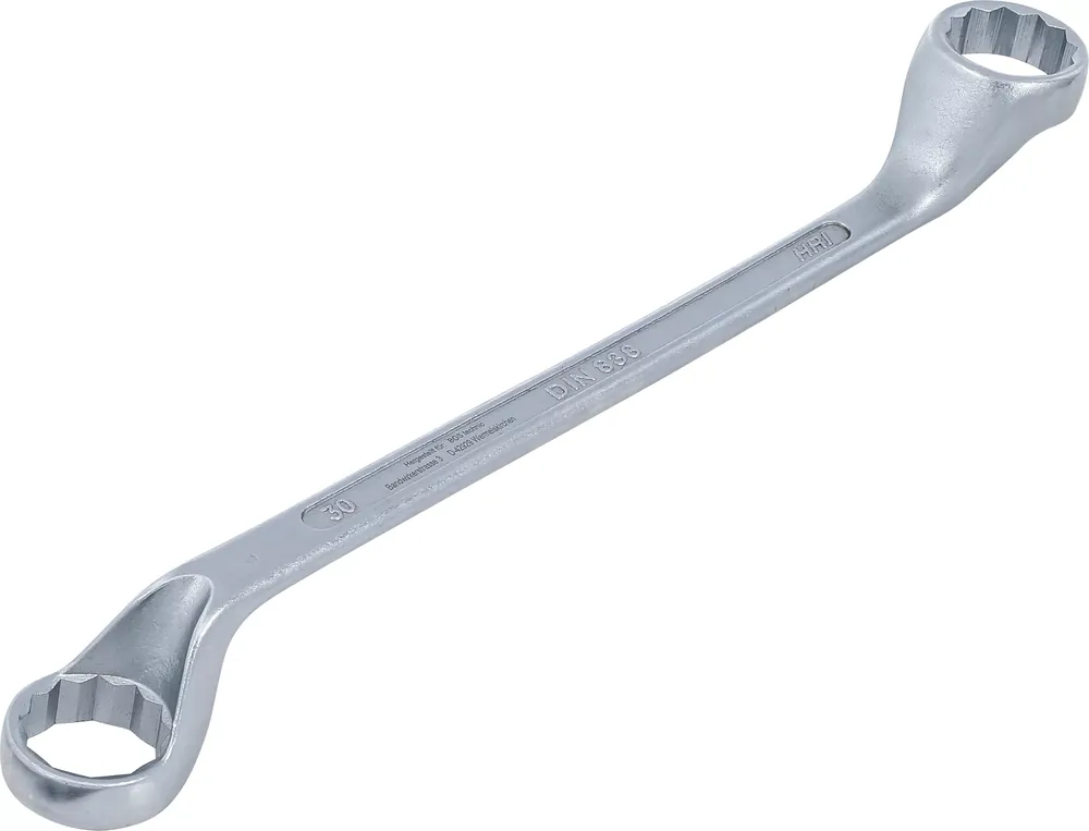 BGS Doppel-Ringschlüssel SW 30 x 32 mm gekröpft Neu