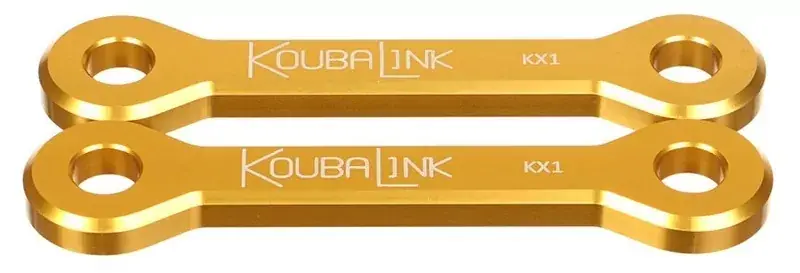 KOUBALINK Tieferlegungssatz 25.4 mm Gold passend für Kawasaki KX125 / 250 Nur Heute