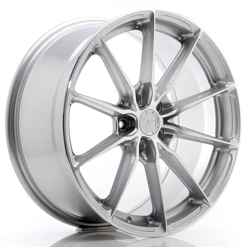 Schnäppchen JR Wheels JR37 19x8,5 ET35 5x112 Silver Machined Alufelge