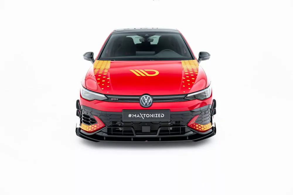 Preiswert Front Stoßstange Flaps passend für VW Golf GTI Clubsport Mk8 Facelift
