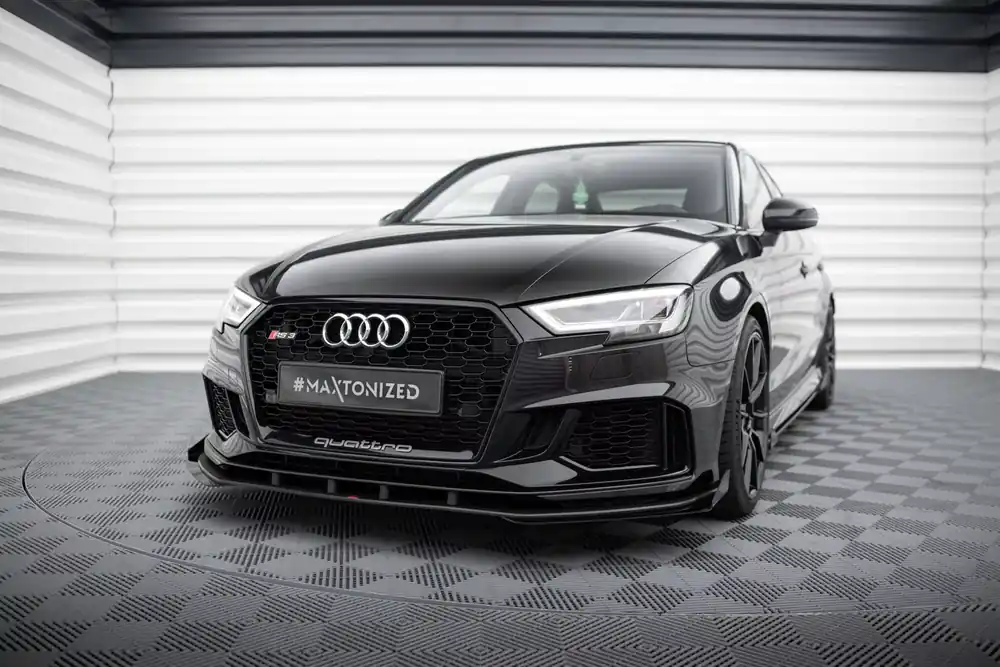 Front Stoßstange Flaps passend für Audi RS3 Limousine 8V Facelift Finale Aktion