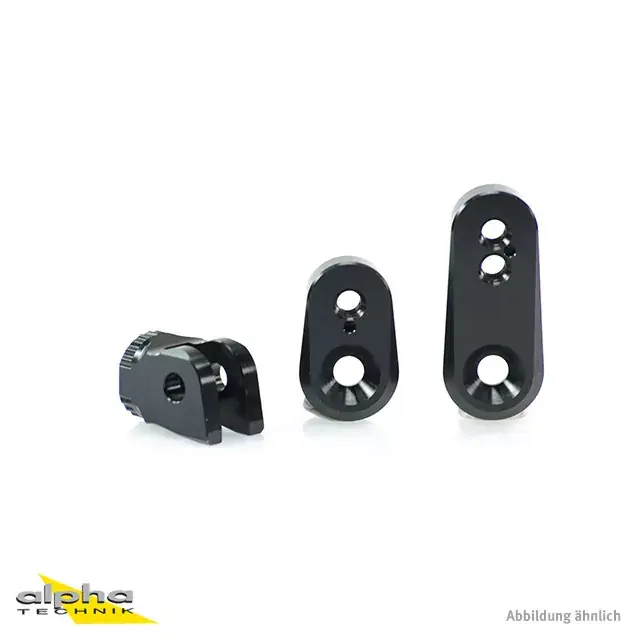 GILLES Ausleger Kit 30-40 mm schwarz passend für Ducati Multistrada Schneller Versand