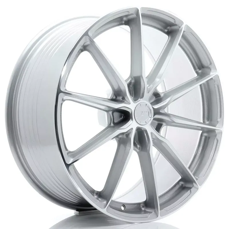 Ausverkauf JR Wheels JR37 21x9 ET10-52 5H Blank Silver Machined Alufelge