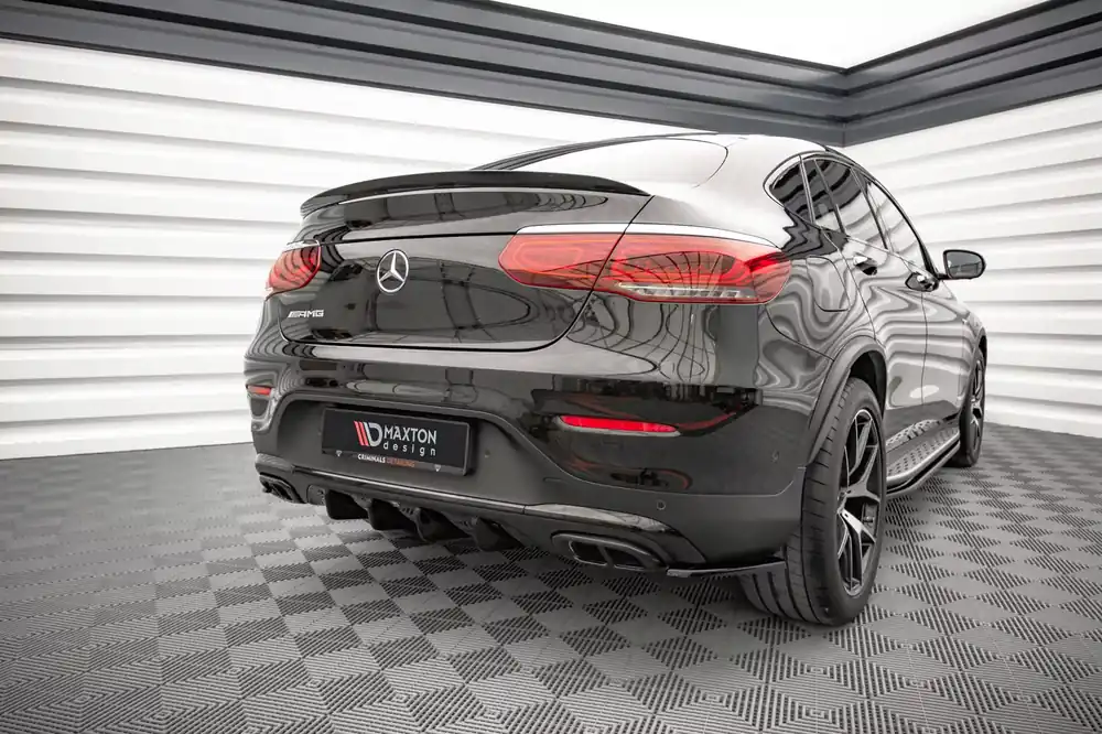Direkt Vom Hersteller Heck Ansatz Flaps Diffusor passend für Mercedes-Benz GLC Coupe AMG-Line C253 Facelift
