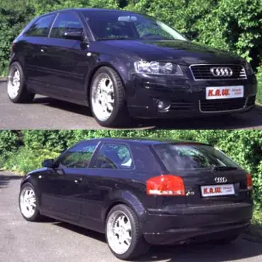 Ausverkauf K.A.W. Tieferlegungsfedern passend für Audi A3 8P (05/2003–08/2012)