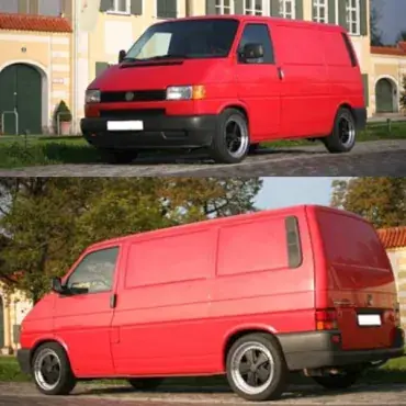 K.A.W. Tieferlegungsfedern passend für Volkswagen Transporter T4 70mm Schneller Versand