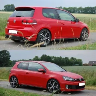 Abverkauf K.A.W. Tieferlegungsfedern passend für Volkswagen Golf 6 R 1K