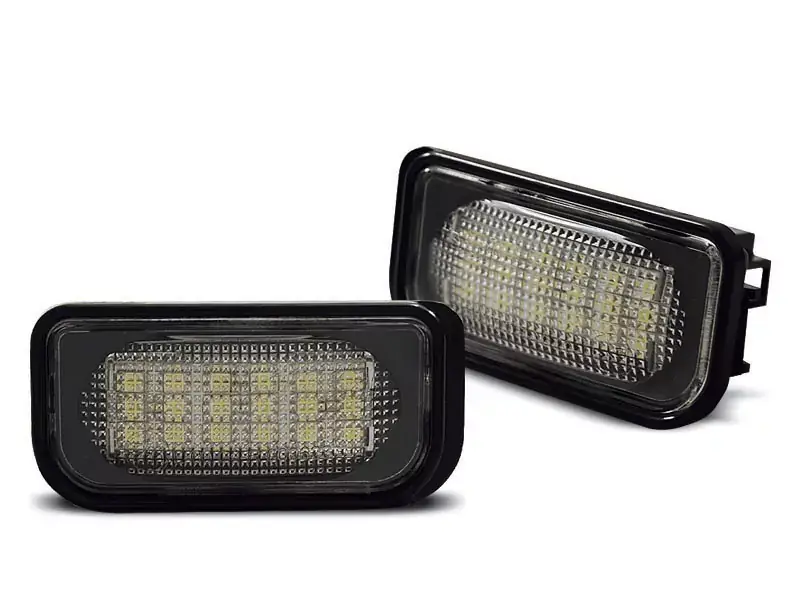 Garantierte Lieferung Kennzeichen LED-Leuchten passend für Mercedes W203 Limousine 07/2000–2007