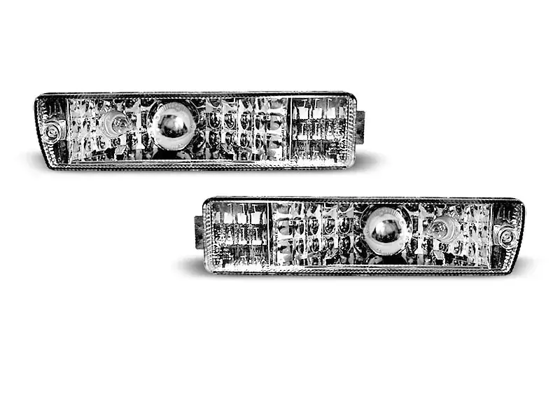 Blinker chrom passend für VW Golf 2 / Jetta mit E-Zeichen Online Kaufen