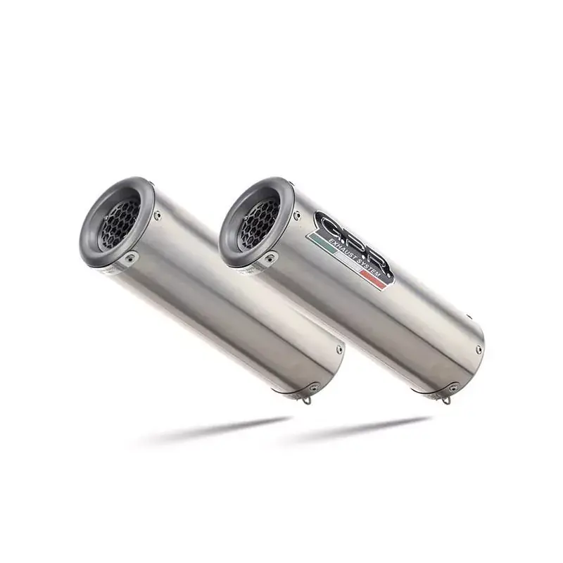 Abverkauf GPR M3 Inox Dual Slip-On Auspuff passend für Kawasaki Z 1000 2007-2009