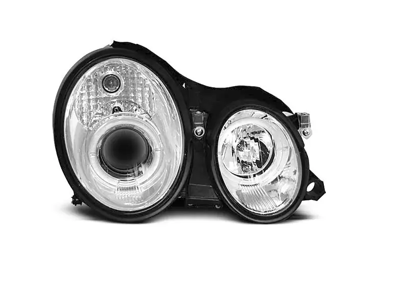 Scheinwerfer Angel Eyes chrom passend für Mercedes W208 CLK Neuheit