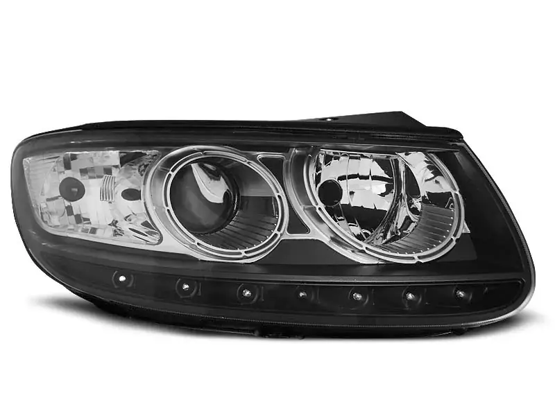 Scheinwerfer passend für Hyundai Santa Fe 06/2006–2012 Schwarz Sonderangebot