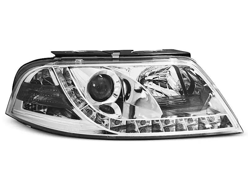 Neu Im Sortiment Scheinwerfer True DRL chrom passend für VW Passat 3BG