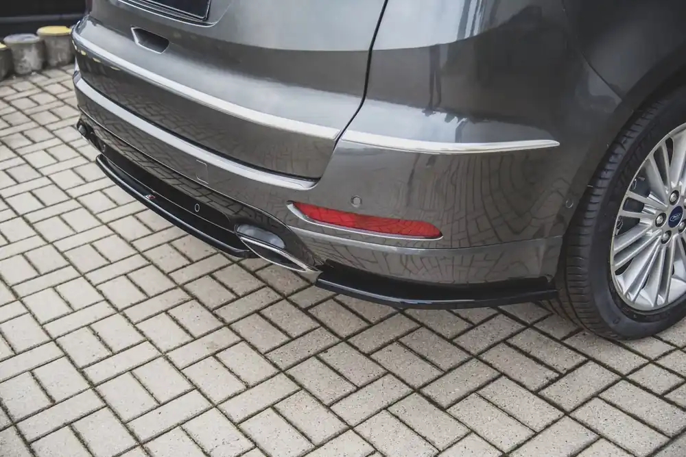 Heck Ansatz Flaps Diffusor passend für Ford S-Max Vignale Mk2 Facelift Neu Im Sortiment