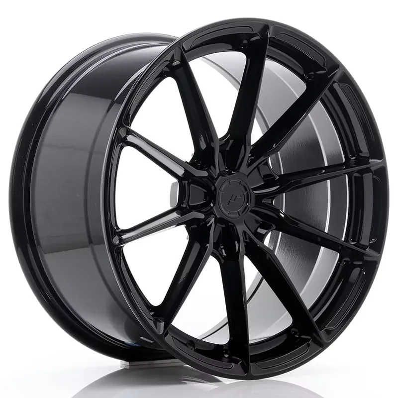 JR Wheels JR37 19x9,5 ET45 5x120 Glossy Black Alufelge Zertifiziert